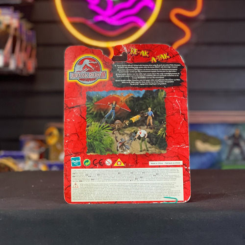 Jurassic Park 3 Billy Brennan & Pteranodon Hasbro 2001 C (Usado)