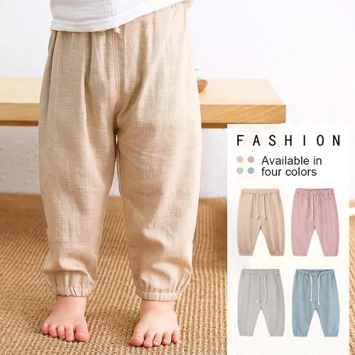 Pantalon de lino para niño hotsell