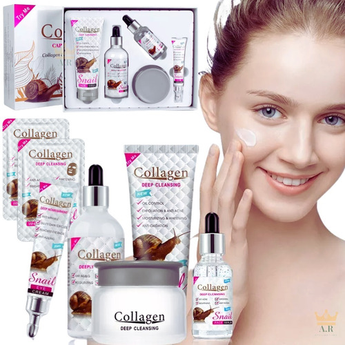 Set Skin Collagen Y Snail  Serum Crema