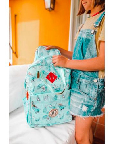 Mochila Escolar Legion Extranjera Bart Frozen Aqua Volca