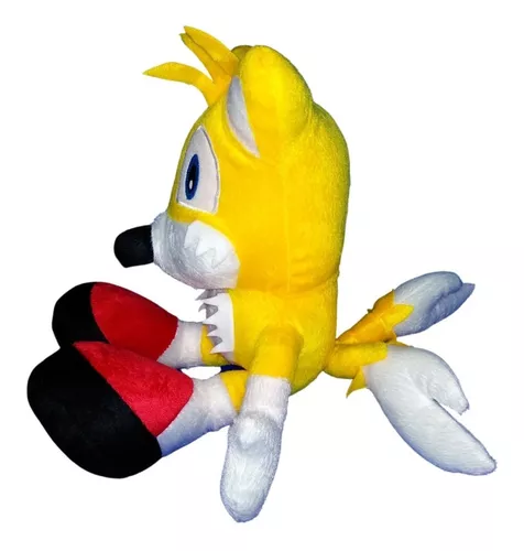 Boneco Pelucia Sonic Tails 50cm Unissex Antialergico Raposa