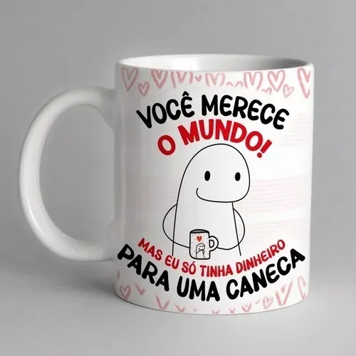 Caneca Flork Meme Personalizamos com Nome