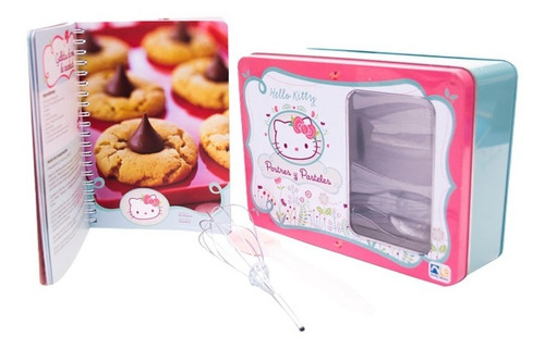 Postres Y Pasteles Con Hello Kitty En Caja Metalica Kno-118