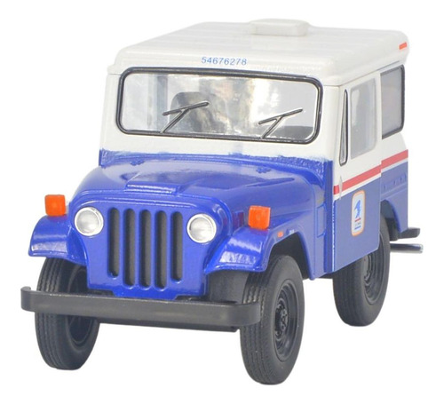 Jeep Dj-5b 1971 Azul Blanco Escala 1:26