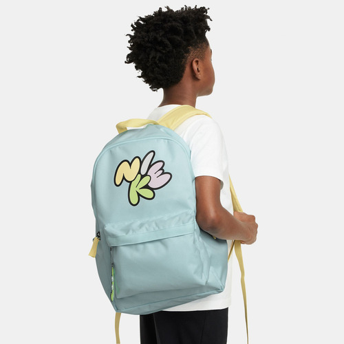 Mochila Para Niños Nike Heritage- Swooshy Azul Hf7250-474 Color Azul Glacial