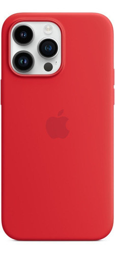 Funda Silicona iPhone 14 Pro Max With Magsafe - (product)red Color Rojo Liso - Distribuidor autorizado