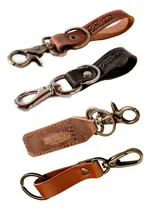 Comprar Llaveros Artesanales Bison Hold | Cuero Y Metal Con Gancho