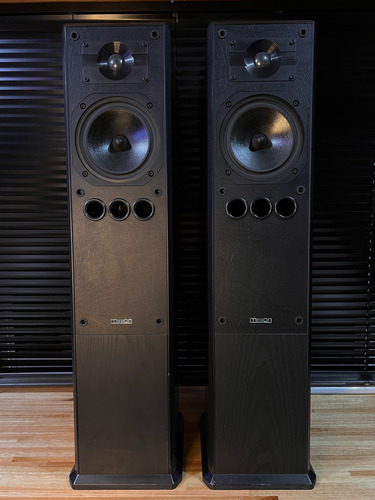 Hermosos Bafles Columnas Mission 752!!!!!!! Tbaudio Negro (Usado)
