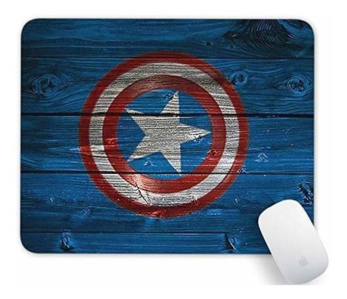 Pad Mouse - Captain America Mouse Pad Non Slip Rubber Mousep