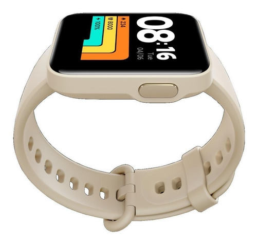 Imagen 4 de 5 de Xiaomi Mi Watch Lite 1.4" caja ivory malla ivory de tpu REDMIWT02