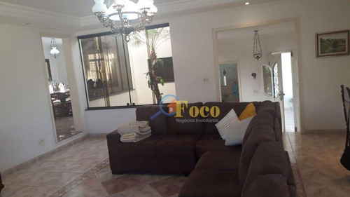 Chácara Com 4 Dormitórios, 1000 M² - Venda Por R$ 1.600.000,00 Ou Aluguel Por R$ 6.500,00/mês - Condomínio Jardim Santa Rosa - Itatiba/sp - Ch0117