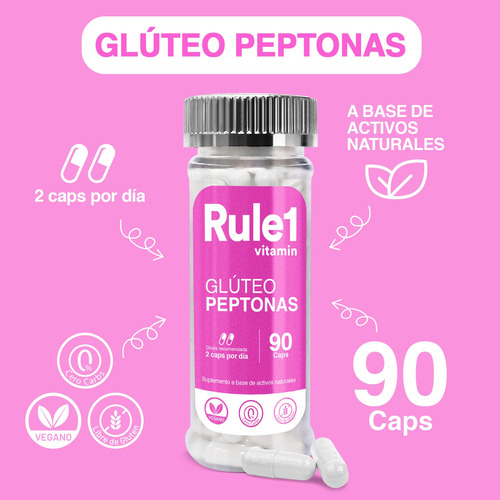 Creatina Boss 1kg + Glúteo Peptonas Rule 1 De Regalo Moras - Sin Sabor