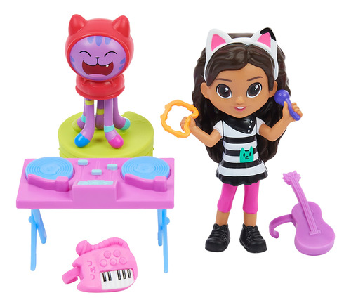 Gabbys Dollhouse, Kitty, Juego De Karaoke Con 2 Figuras De .