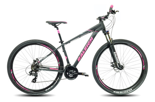 Bicicleta Mtb R29 Raleigh Mojave 2.0 21v S/16.5  Negro Rosa