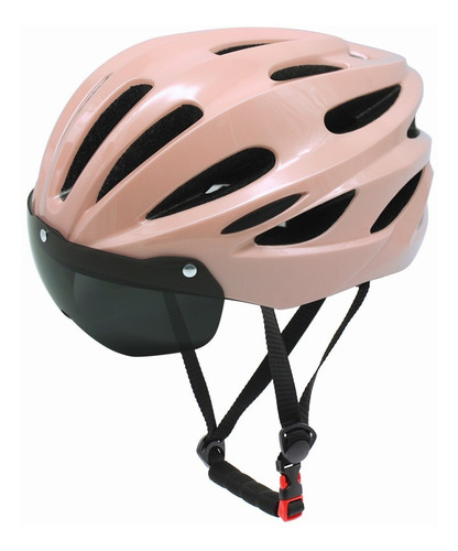 Cascos Bicicleta Con Luz Gafas De Sol Con Ventosa Magnética Color Rosa Talla G