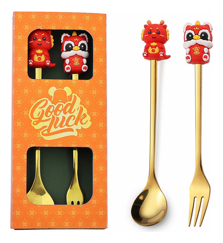 3 X 2xjuego De Cubiertos Navideños, Utensilios 3 Piezas