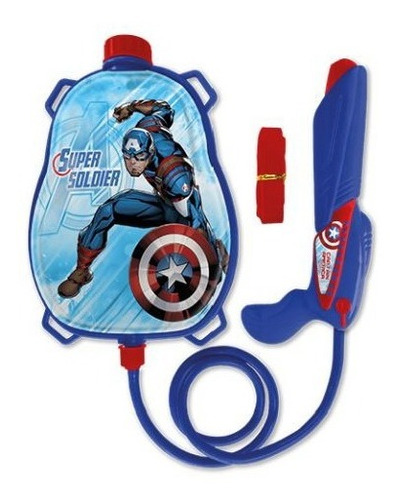 Mochila De Agua Con Lanzador Capitán América 8557