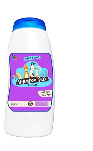 Shampoo Champú Seco Con Aromas Para Perros 120 Gr