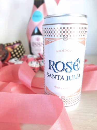 Box De Regalo Para Mujer Rosa Sidra Dulces Caja Empresarial