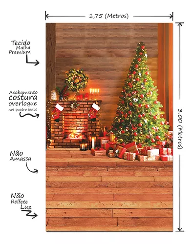 ColorDecor - Fundo Fotográfico de Natal