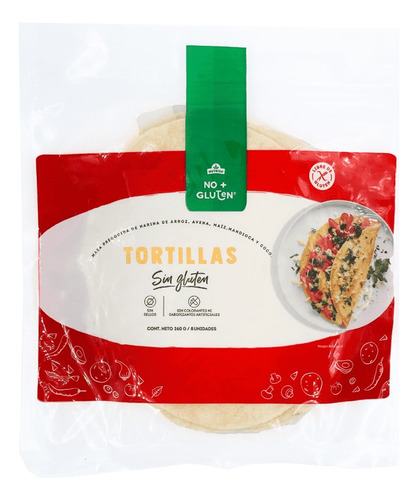 No + Gluten Tortillas Sin Gluten 260 G