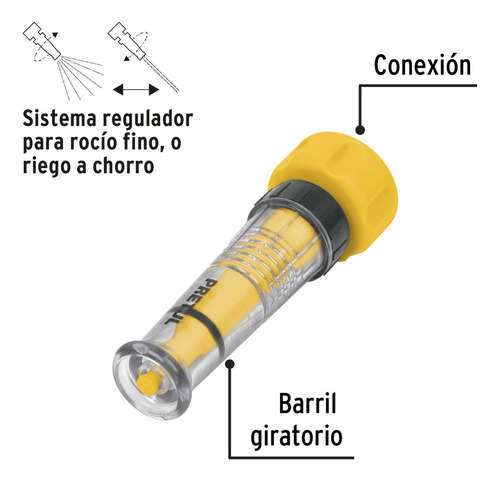 Chiflón 4in De Plástico Para Manguera Pretul