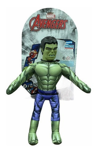 Muñeco Soft Hulk 45cm Licencia Marvel New Toys 1038