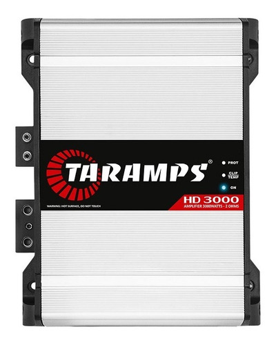 Modulo Taramps 3000w Hd3000 1 Ch 2 Ohm Amplificador Hd 3000