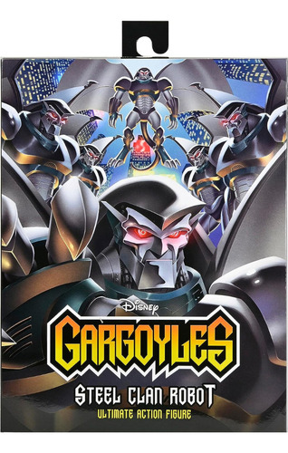 Figura Acción Gargoyle Steel Clan Robot Gargola Neca Ultimat