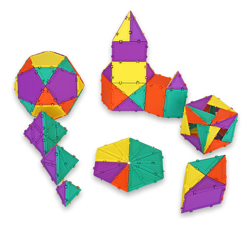 Geometiles Juego De Construcción 3d Para Aprender Matemát.