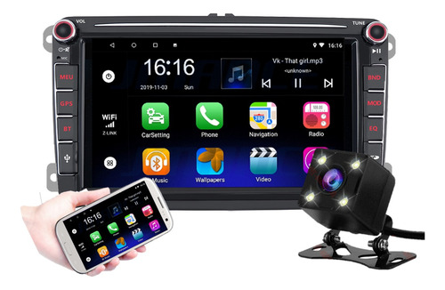 Estereo Android Gps  Jetta Mk6 Bora Passat Vento + Camara