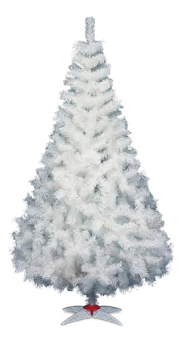 Árbol Pino De Navidad Artificial Majestic 1.60 Nevado Blanco