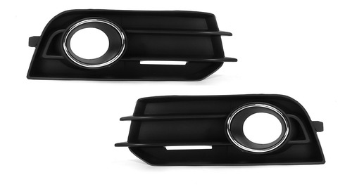 Par De Parrillas De Faros Antiniebla Negros Para Parachoques
