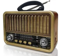 Comprar Radio Portatil Vintage Ewtto Am\u002Ffm\u002Fsw\u002Fusb\u002Ftb\u002Fusb\u002Fbluetooth Marrón