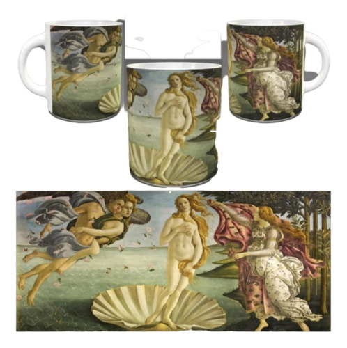 Pocillo Mug Vaso Taza Con Diseño Nacimiento De Venus