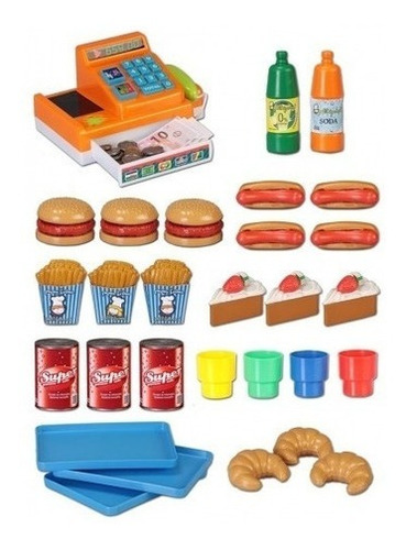 Imagen 2 de 6 de Juego Comida Petit Gourmet Comidas Rapidas Lionels