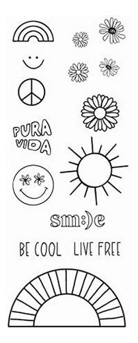 Tatuaje Temporale - Pura Vida Brightside Temporary Tattoo Se