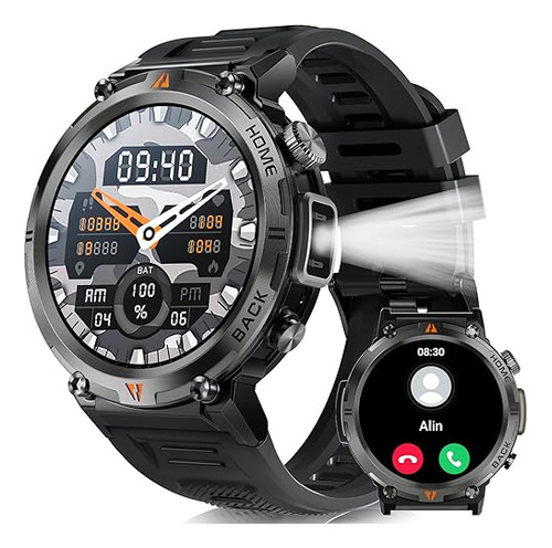 Reloj Inteligente Militar Para Hombres Sl4np