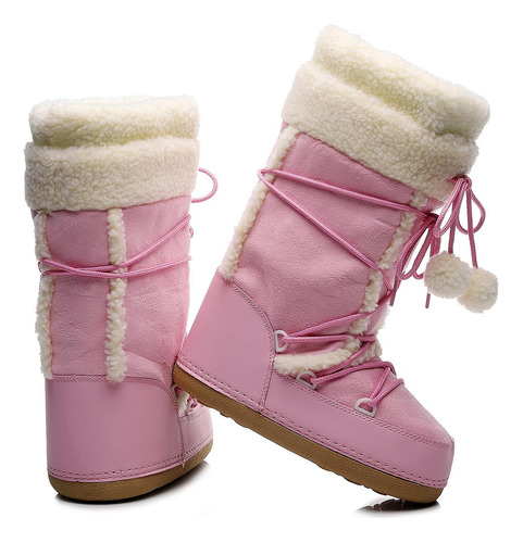 Botas De Nieve De Invierno Para Mujer Botas Antideslizantes