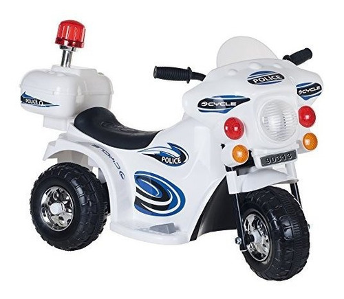 Motocicleta De Policia Ride On Toy De 3 Ruedas Para Niños,