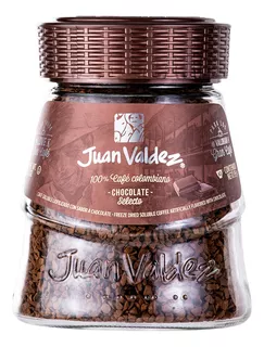Café Soluvel Colombiano Juan Valdez Sabor Chocolate 95g