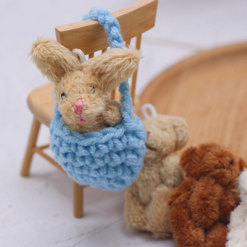 Casa De Muñecas Oso Muñeca De Peluche En Oso Caqui