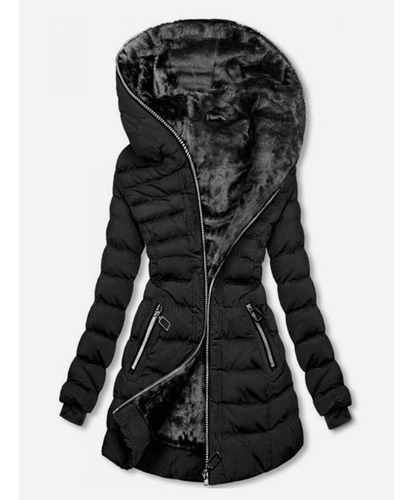Imagen 1 de 7 de Gabardina Dama Cazadora Moda Mujer Chaqueta Con