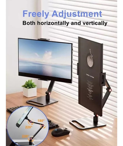 17.3 Soporte Para Monitor Portátil,soporte De Base Extraíble