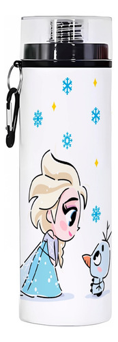 Termo Cilindro Princesas Botella 750ml Elsa