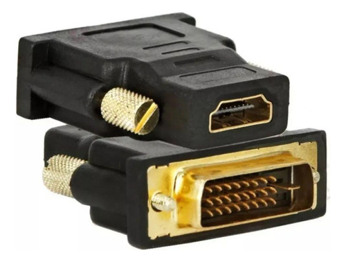 Kit 5 Adaptadores Dvi-d Macho P/ 24+1 X Hdmi Femea Conector