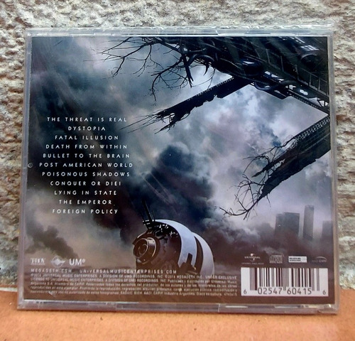 Imagen 2 de 2 de Megadeth (dystopia) Metallica, Slayer, Pantera, Motley Crue.