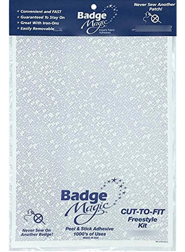 Kit De Parche Adhesivo Badge Magic Cut To Fit Freestyle (paq