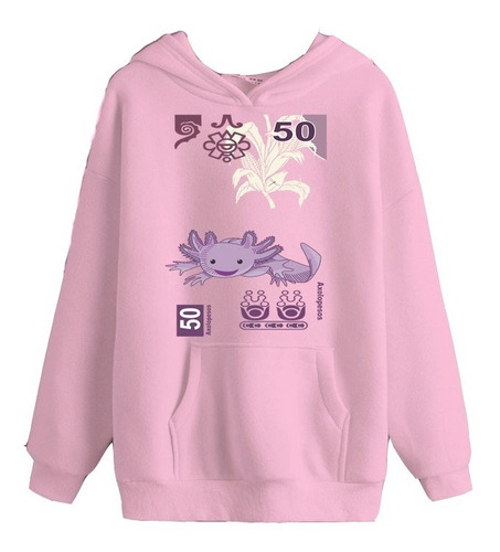 Sudadera Billete De Ajolote $50 Infantil Ajolopesos