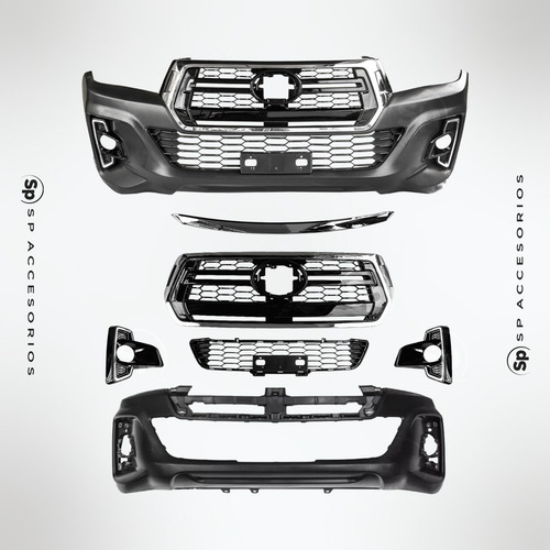 Body Kit De Conversión Para Hilux Revo 2016 A Rocco 2022